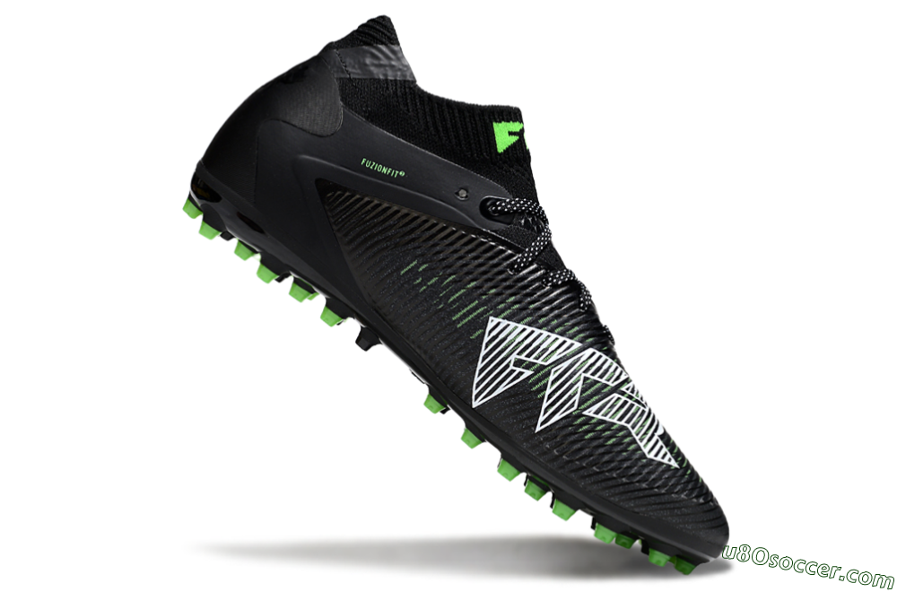 Puma Future 8 Ultimate MG Multi Ground Soccer Cleats - Black/Neon Green/Electric Green 4