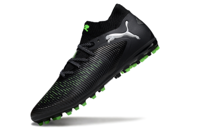 Puma Future 8 Ultimate MG Multi Ground Soccer Cleats - Black/Neon Green/Electric Green