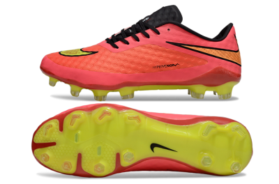 Nike Hypervenom Phantom FG Firm Ground Soccer Cleats - Pink/Electric Pink/Neon Yellow