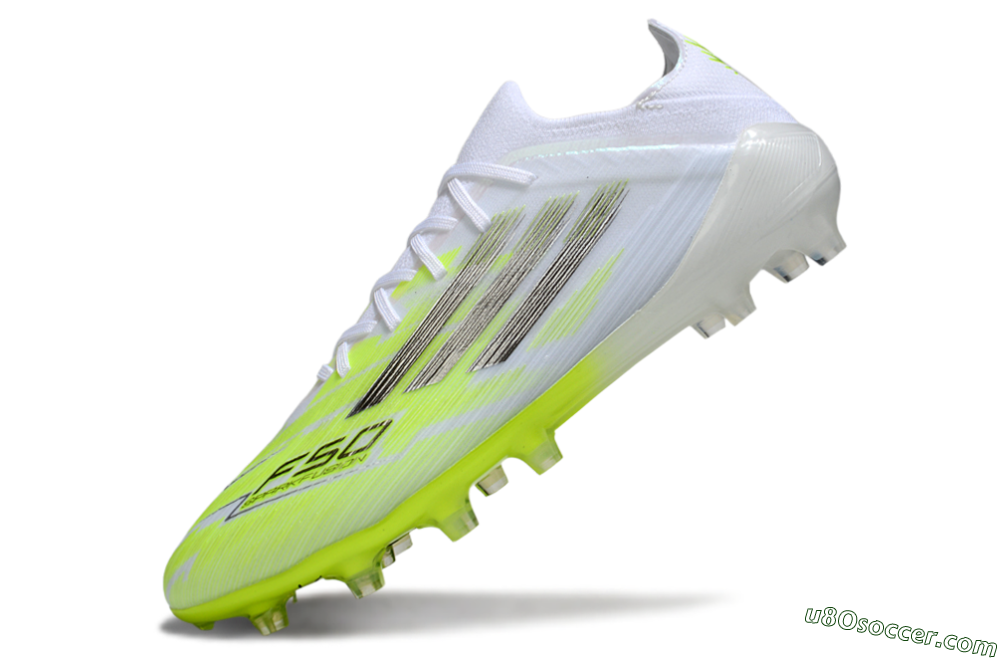 Adidas F50 Pro FG Firm Ground Soccer Cleats - Yellow/Lime Green/White 5