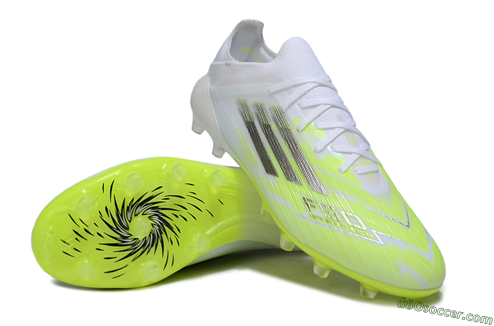 Adidas F50 Pro FG Firm Ground Soccer Cleats - Yellow/Lime Green/White 3