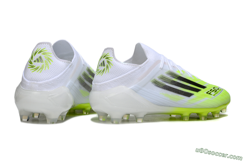 Adidas F50 Pro FG Firm Ground Soccer Cleats - Yellow/Lime Green/White 6