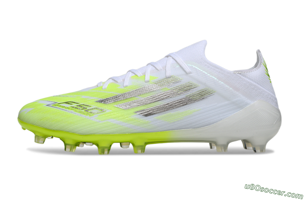 Adidas F50 Pro FG Firm Ground Soccer Cleats - Yellow/Lime Green/White 2