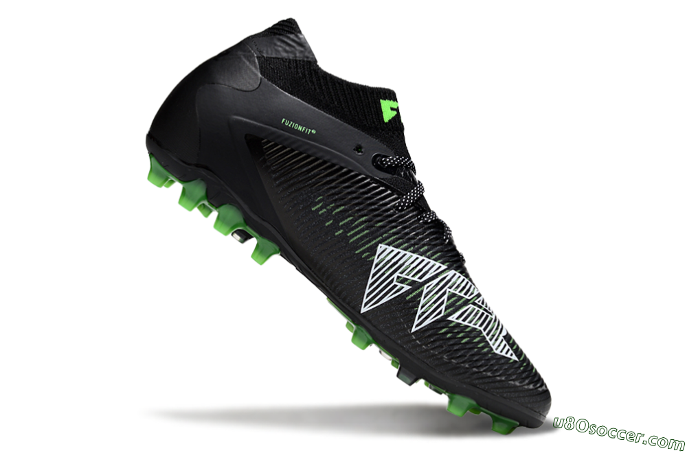 Puma Future 8 Ultimate MG Multi Ground Soccer Cleats - Black/Neon Green/Anthracite 4