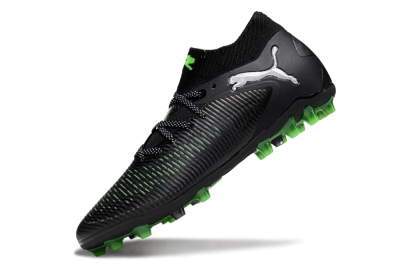 Puma Future 8 Ultimate MG Multi Ground Soccer Cleats - Black/Neon Green/Anthracite