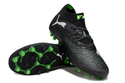Puma Future 8 Ultimate MG Multi Ground Soccer Cleats - Black/Neon Green/Anthracite