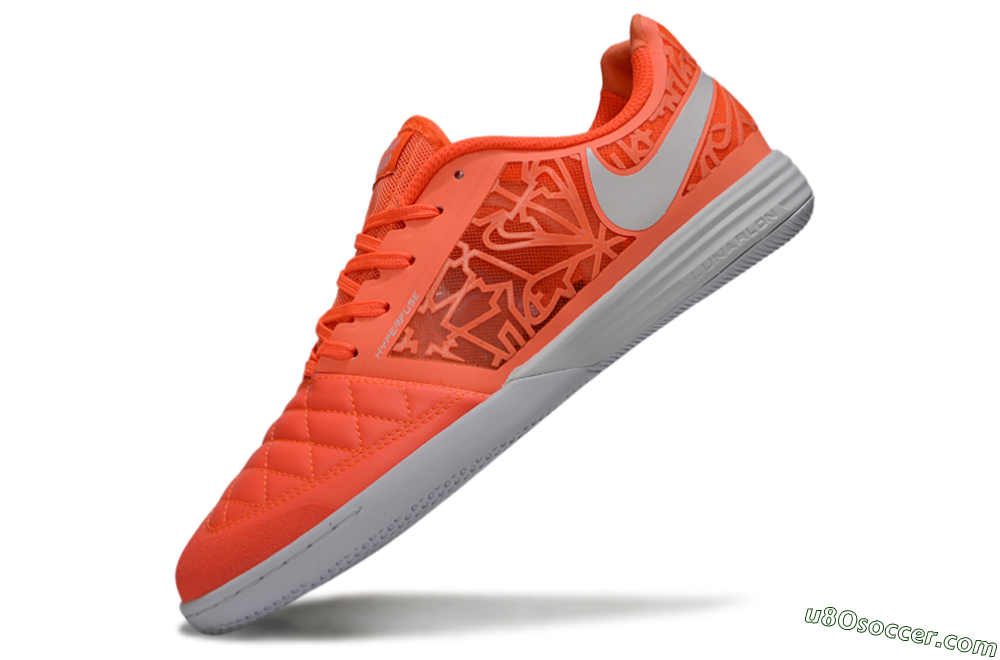 Nike Lunar Gato 2 IC Indoor & Futsal Soccer Shoes - Orange/Vibrant Sunrise/Blazing Coral 5