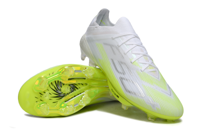 Adidas F50 Lightstrike Pro FG Firm Ground Soccer Cleats - White/Lime Burst/Pure White