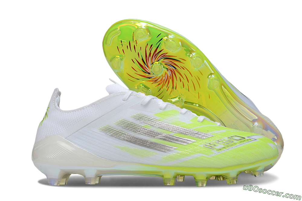 Adidas F50 Pro FG Firm Ground Soccer Cleats - Yellow/Bright Lime/White 1