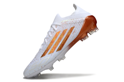 Adidas F50 Pro FG Firm Ground Soccer Cleats - White/Metallic Copper/Solar Red