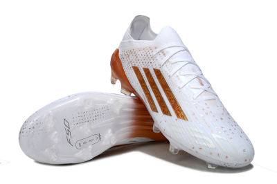 Adidas F50 Pro FG Firm Ground Soccer Cleats - White/Metallic Copper/Solar Red