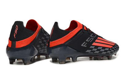 Adidas F50 Pro FG Firm Ground Soccer Cleats - Black/Vibrant Red/Stealth Black