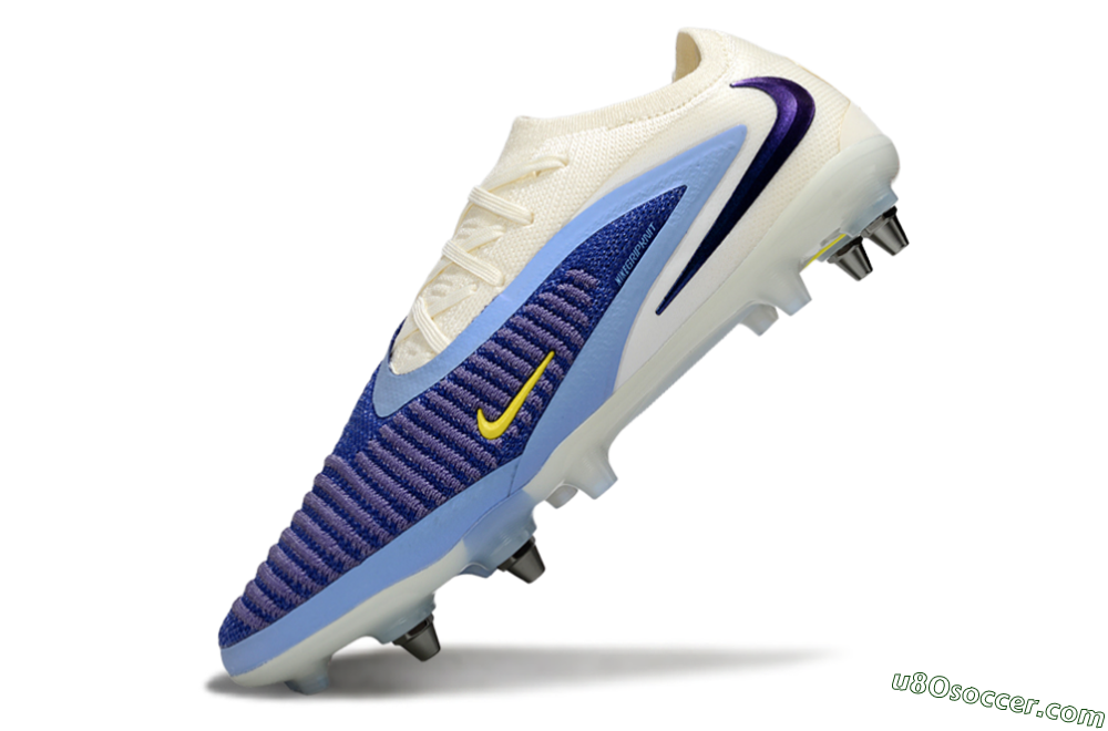 Nike Phantom 6 Low Elite SG Soft Ground Soccer Cleats - Blue/Light Blue/White 5