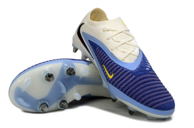 Nike Phantom 6 Low Elite SG Soft Ground Soccer Cleats - Blue/Light Blue/White