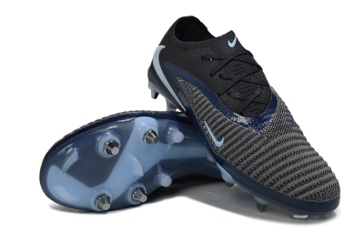 Nike Phantom 6 Low Elite SG Soft Ground Soccer Cleats - Blue/Navy Blue/Icy Blue