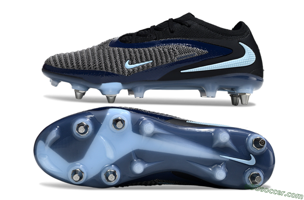 Nike Phantom 6 Low Elite SG Soft Ground Soccer Cleats - Blue/Navy Blue/Icy Blue 0