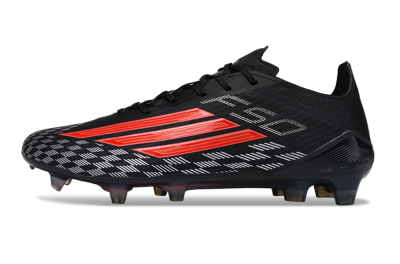 Adidas F50 Pro FG Firm Ground Soccer Cleats - Black/Bright Red/White