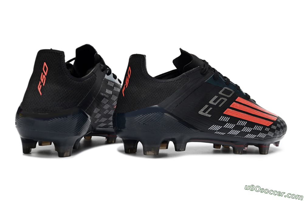 Adidas F50 Pro FG Firm Ground Soccer Cleats - Black/Electric Red/Neon Green 6