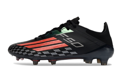 Adidas F50 Pro FG Firm Ground Soccer Cleats - Black/Electric Red/Neon Green