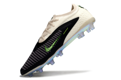 Nike Phantom 6 Low Elite AG Artificial Grass Soccer Cleats - Black/Green Glint/White Frost