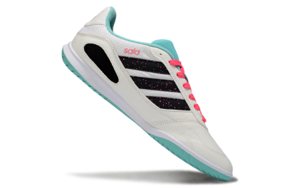 Adidas Top Sala IC Indoor & Futsal Soccer Shoes - White/Aqua Breeze/Pink Blast