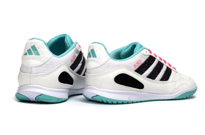 Adidas Top Sala IC Indoor & Futsal Soccer Shoes - White/Aqua Breeze/Pink Blast