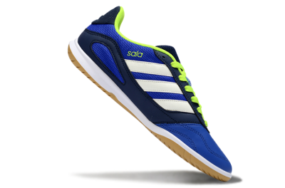 Adidas Top Sala IC Indoor & Futsal Soccer Shoes - Blue/Lime Green/White