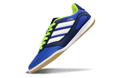 Adidas Top Sala IC Indoor & Futsal Soccer Shoes - Blue/Lime Green/White
