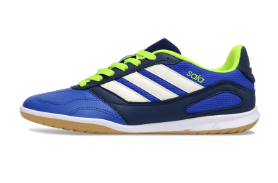 Adidas Top Sala IC Indoor & Futsal Soccer Shoes - Blue/Lime Green/White