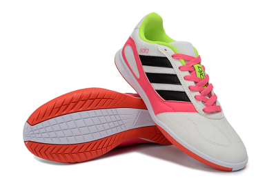 Adidas Top Sala IC Indoor & Futsal Soccer Shoes - White/Neon Pink/Black
