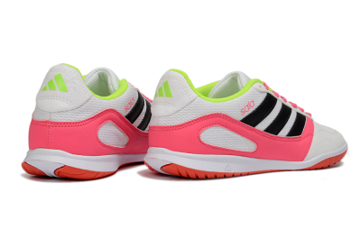 Adidas Top Sala IC Indoor & Futsal Soccer Shoes - White/Neon Pink/Black