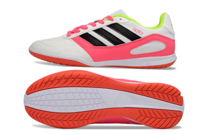 Adidas Top Sala IC Indoor & Futsal Soccer Shoes - White/Neon Pink/Black