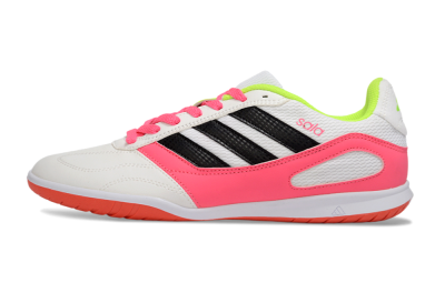 Adidas Top Sala IC Indoor & Futsal Soccer Shoes - White/Neon Pink/Black