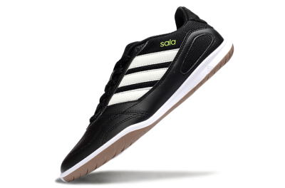 Adidas Top Sala IC Indoor & Futsal Soccer Shoes - Black/White/Glow Green