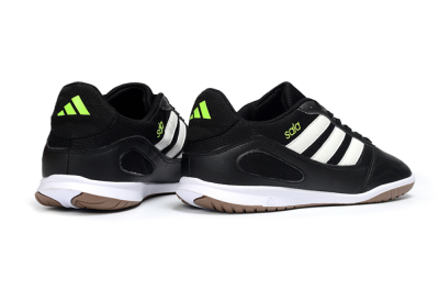 Adidas Top Sala IC Indoor & Futsal Soccer Shoes - Black/White/Glow Green