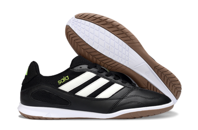 Adidas Top Sala IC Indoor & Futsal Soccer Shoes - Black/White/Glow Green