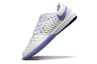 Nike Lunar Gato 2 IC Indoor & Futsal Soccer Shoes - White/Lavender Bliss/Soft Lilac