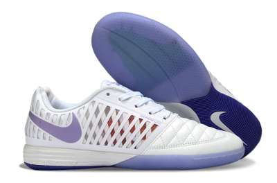 Nike Lunar Gato 2 IC Indoor & Futsal Soccer Shoes - White/Lavender Bliss/Soft Lilac
