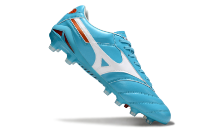 Mizuno Morelia Neo 2 FG Firm Ground Soccer Cleats - Cyan/Bright Cyan/White