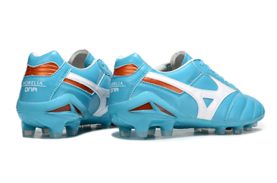 Mizuno Morelia Neo 2 FG Firm Ground Soccer Cleats - Cyan/Bright Cyan/White