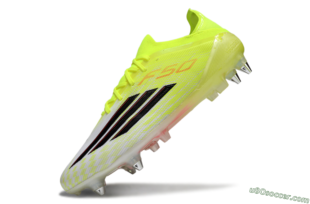 Adidas F50 Elite SG Soft Ground Soccer Cleats - Yellow/Neon Glow/Citrus Burst 5