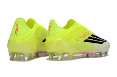 Adidas F50 Elite SG Soft Ground Soccer Cleats - Yellow/Neon Glow/Citrus Burst