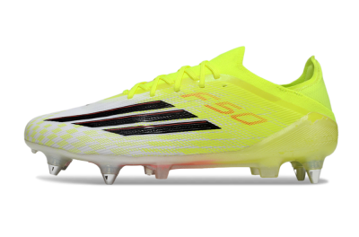 Adidas F50 Elite SG Soft Ground Soccer Cleats - Yellow/Neon Glow/Citrus Burst