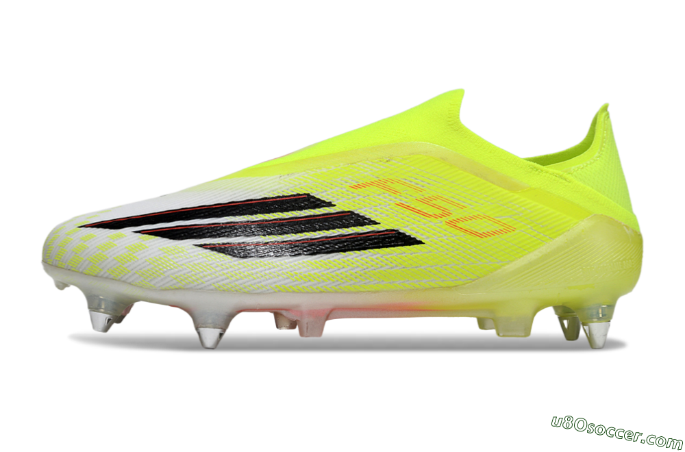 Adidas F50 Elite Laceless SG Soft Ground Soccer Cleats - Yellow/Neon Yellow/Black 2