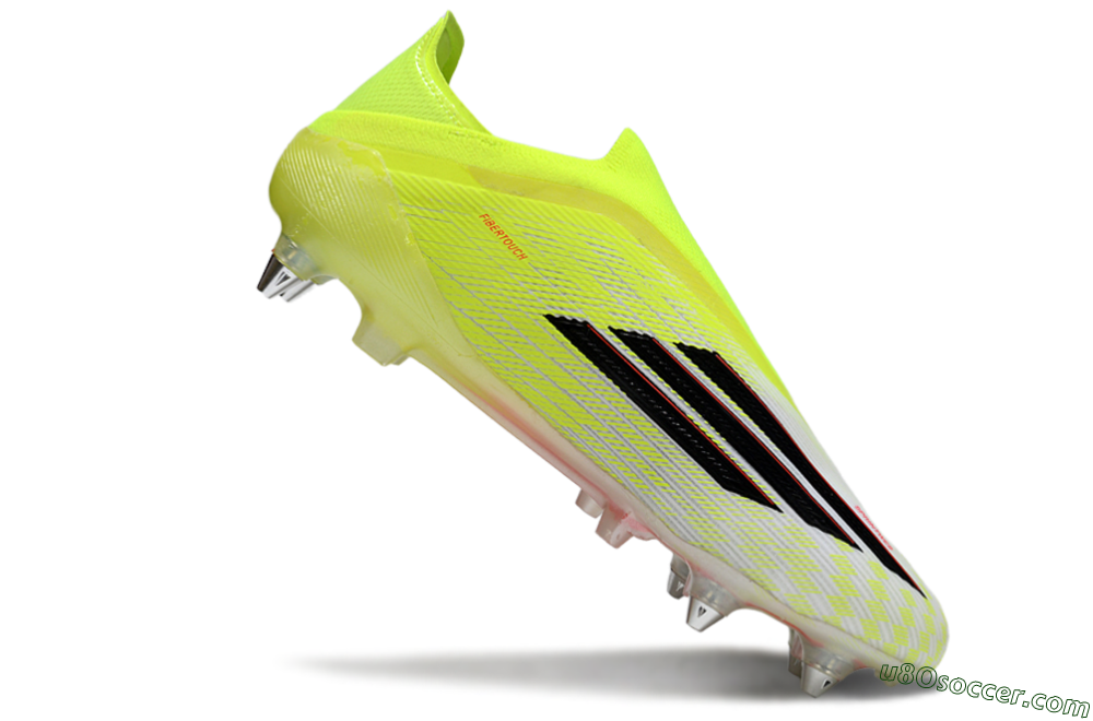 Adidas F50 Elite Laceless SG Soft Ground Soccer Cleats - Yellow/Neon Yellow/Black 4