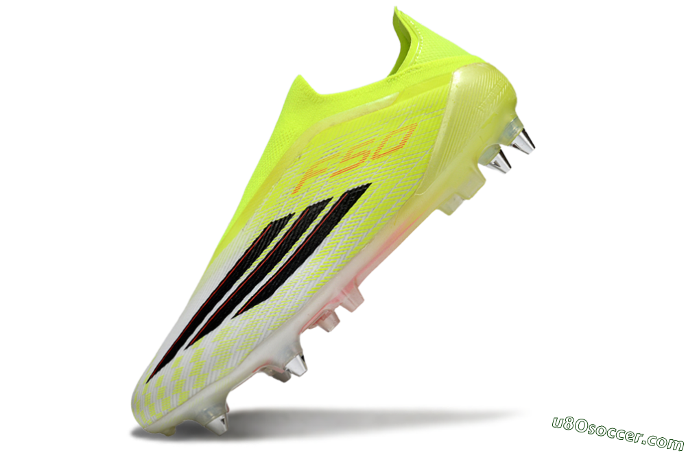 Adidas F50 Elite Laceless SG Soft Ground Soccer Cleats - Yellow/Neon Yellow/Black 5