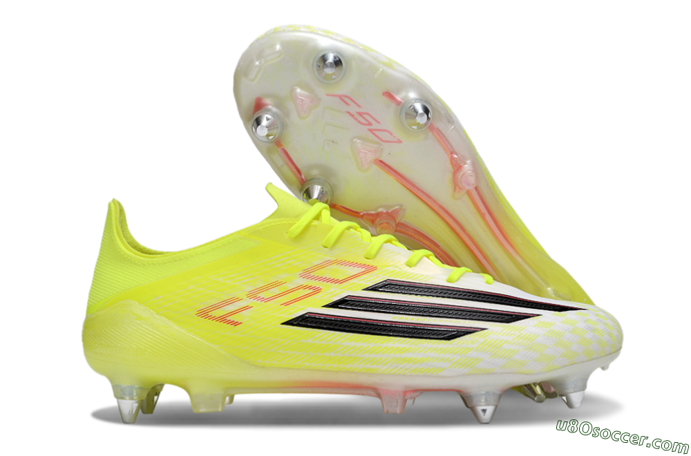 Adidas F50 Elite SG Soft Ground Soccer Cleats - Yellow/Electric Lime/Neon Black 1
