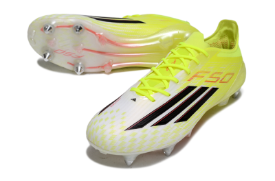 Adidas F50 Elite SG Soft Ground Soccer Cleats - Yellow/Electric Lime/Neon Black