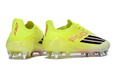 Adidas F50 Elite SG Soft Ground Soccer Cleats - Yellow/Electric Lime/Neon Black