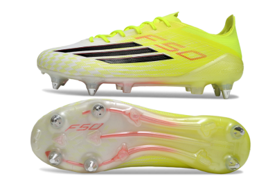 Adidas F50 Elite SG Soft Ground Soccer Cleats - Yellow/Electric Lime/Neon Black